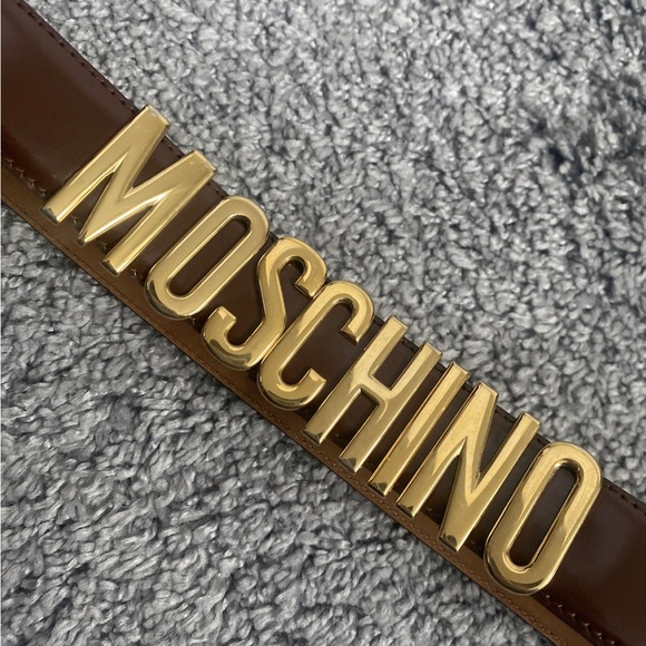 Vintage Brown Rare Y2K Moschino belt - Picture 4 of 5